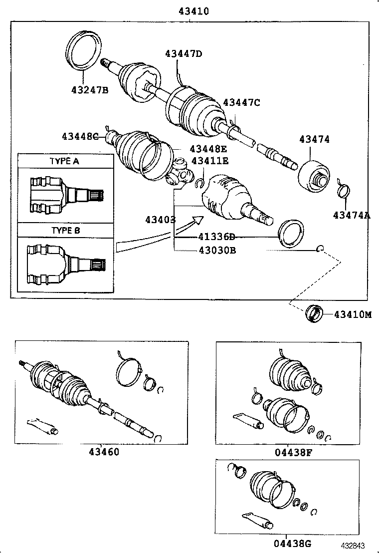  LVN CRE TRN MRN |  FRONT DRIVE SHAFT