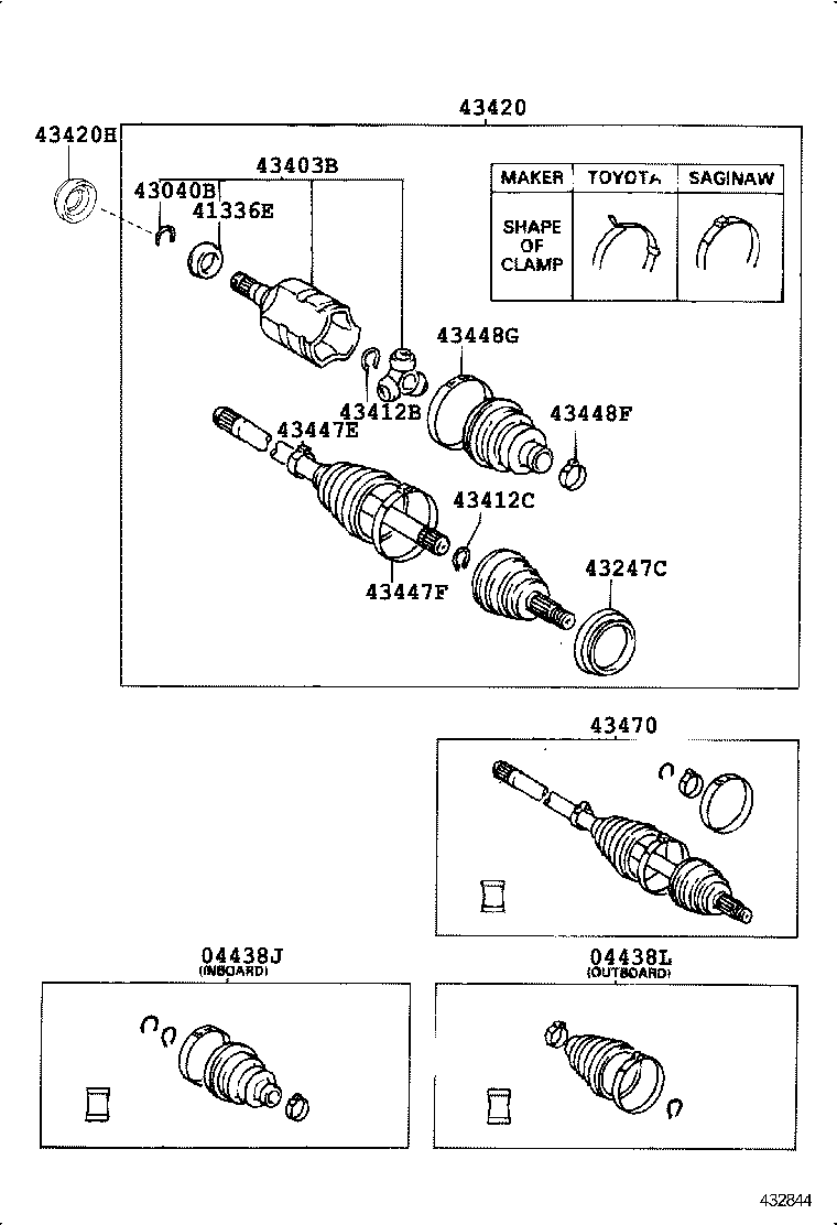  LVN CRE TRN MRN |  FRONT DRIVE SHAFT