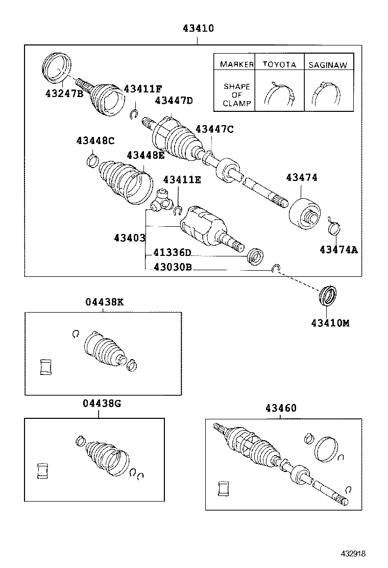  SPRINTER CARIB |  FRONT DRIVE SHAFT