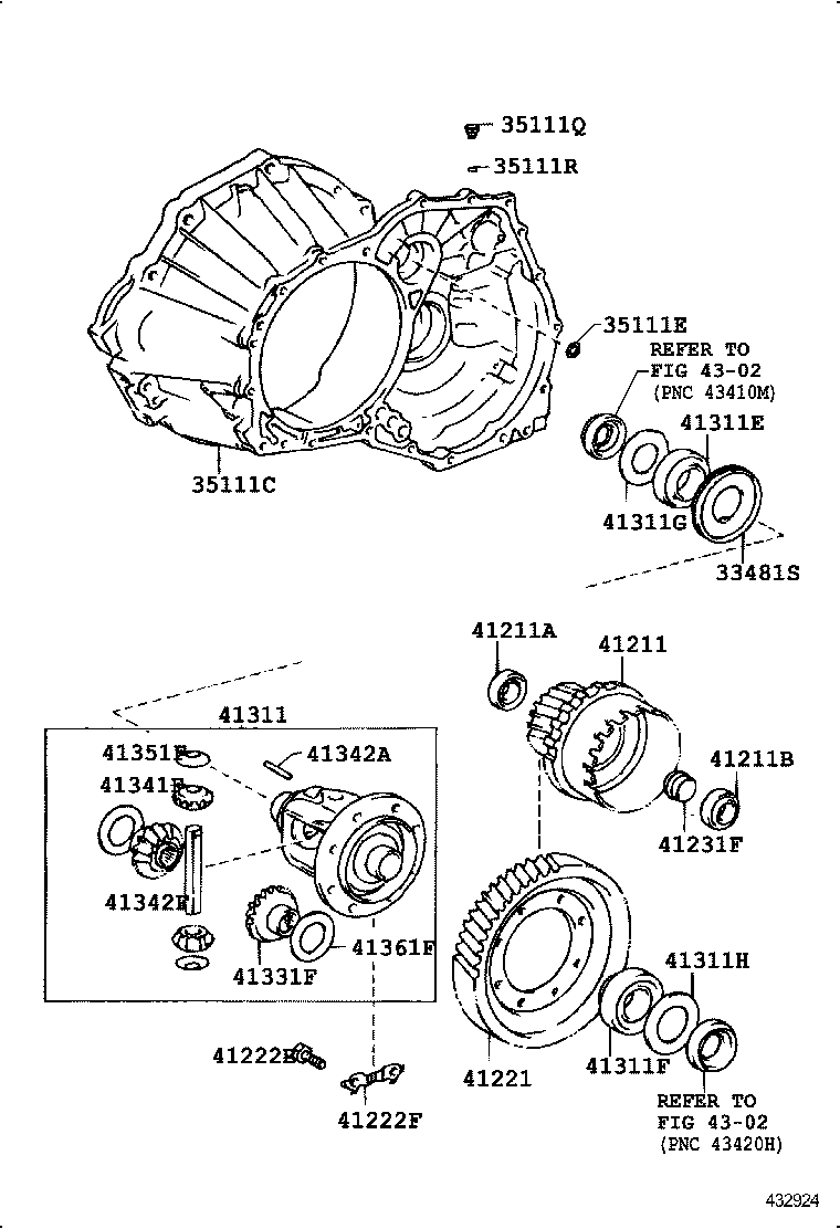  SPRINTER CARIB |  FRONT AXLE HOUSING DIFFERENTIAL