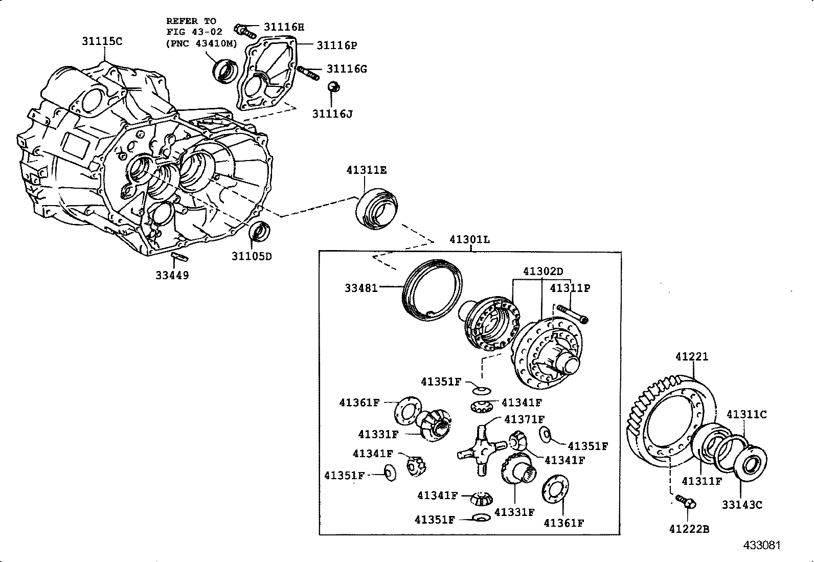  RAV4 |  FRONT AXLE HOUSING DIFFERENTIAL