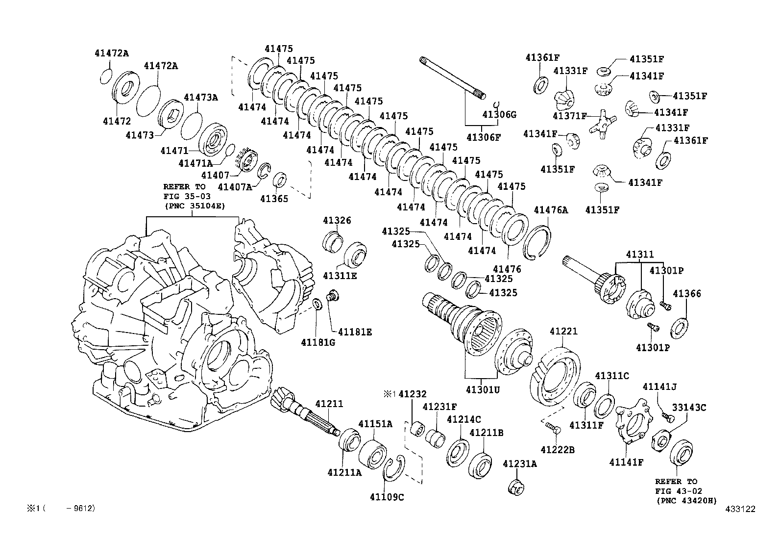  CARINA FF |  FRONT AXLE HOUSING DIFFERENTIAL