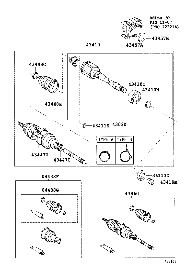  ESTIMA T L |  FRONT DRIVE SHAFT