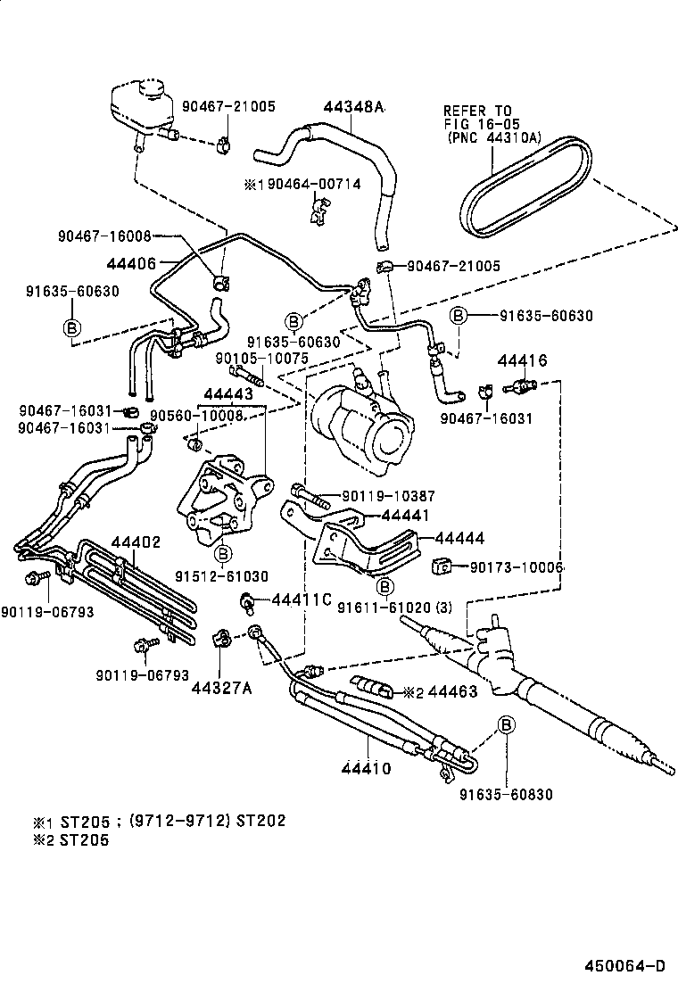  CELICA |  POWER STEERING TUBE
