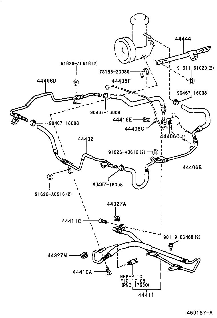  CHASER |  POWER STEERING TUBE