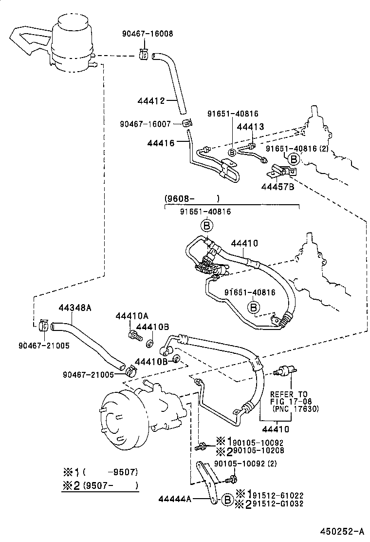  ESTIMA |  POWER STEERING TUBE