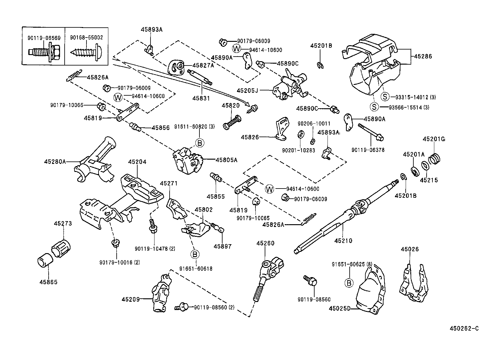 LVN CRE TRN MRN | STEERING COLUMN SHAFT
