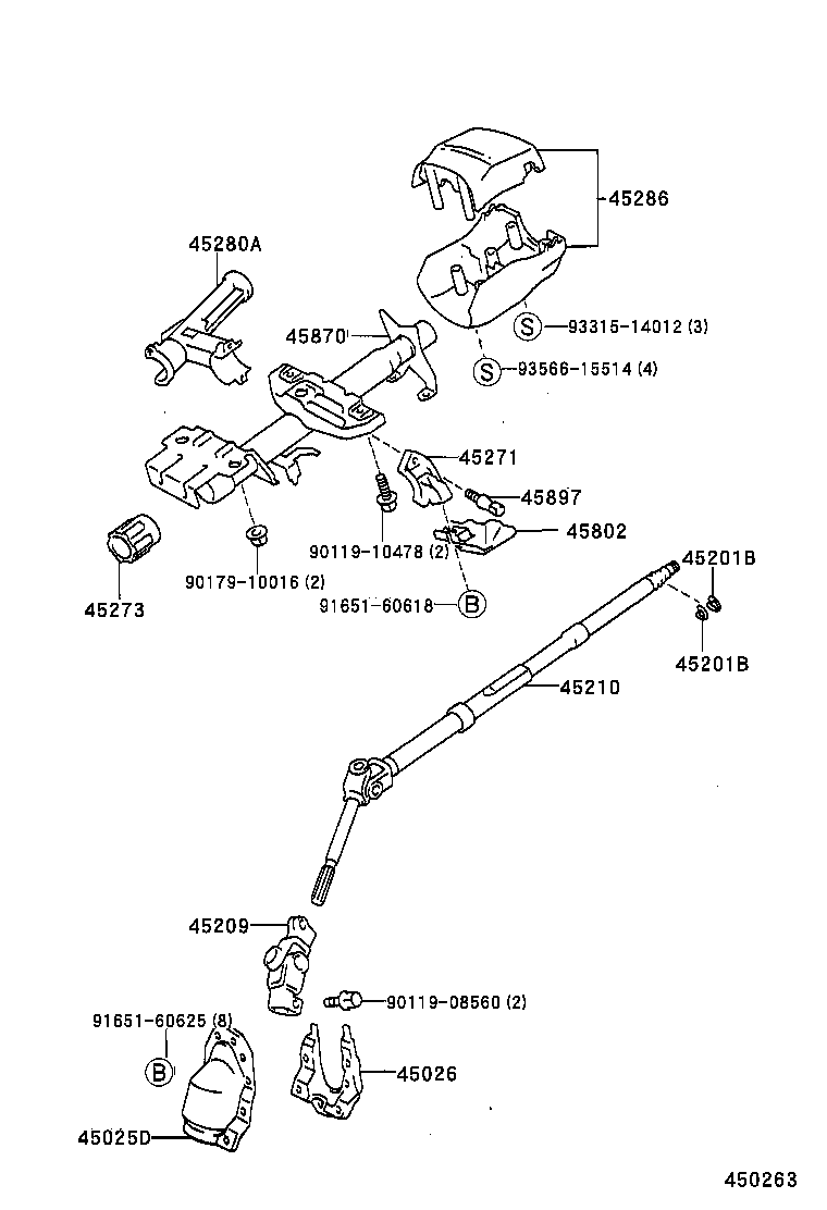  SPRINTER |  STEERING COLUMN SHAFT