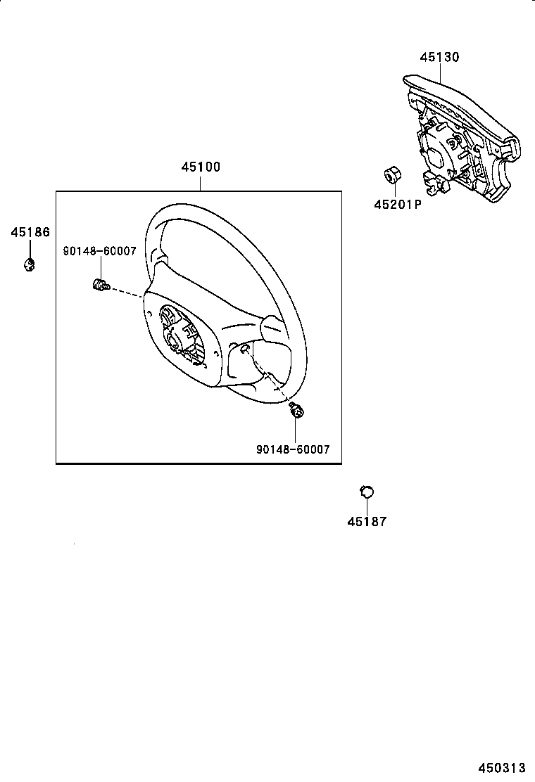  LVN CRE TRN MRN |  STEERING WHEEL
