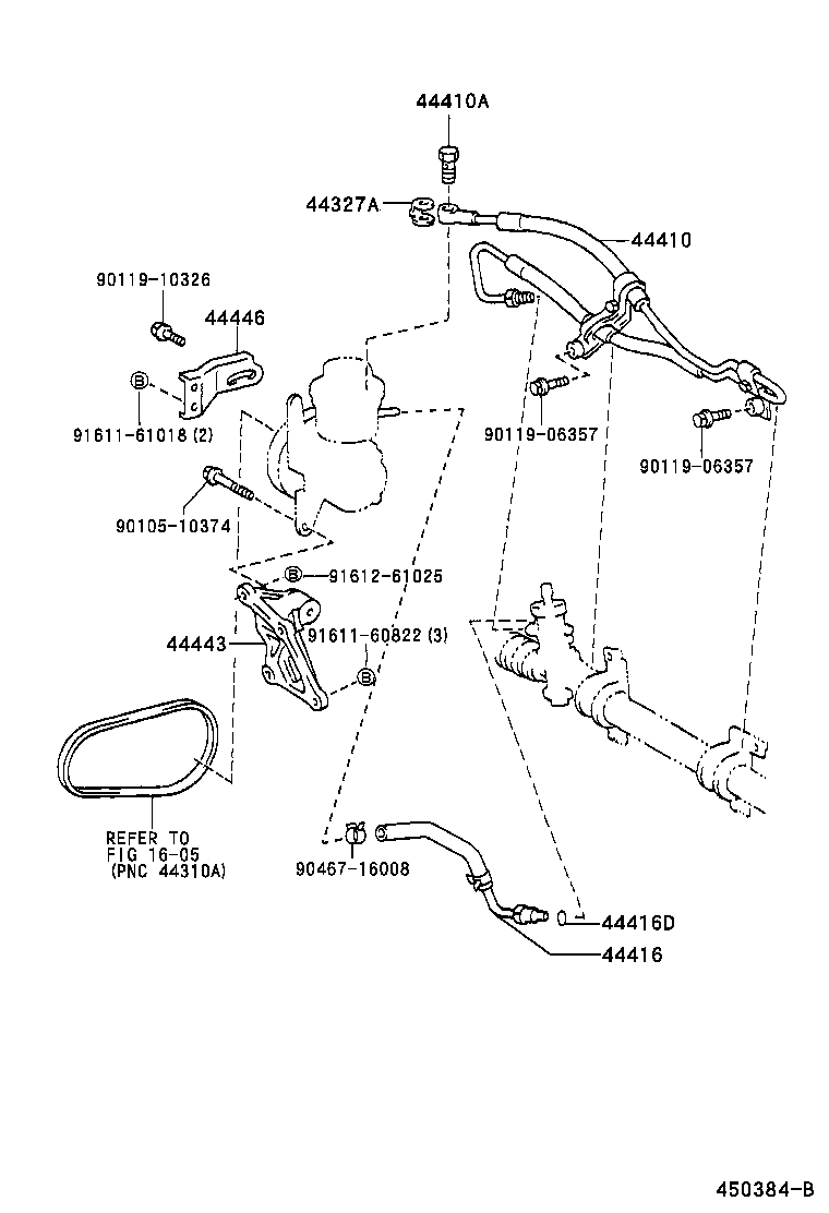  LEVIN TRUENO |  POWER STEERING TUBE