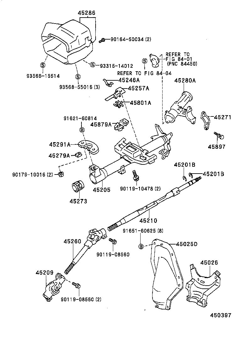  SPRINTER CARIB |  STEERING COLUMN SHAFT