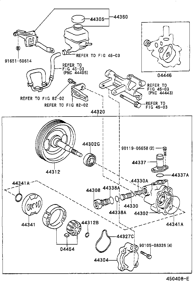  SPRINTER CARIB |  VANE PUMP RESERVOIR POWER STEERING