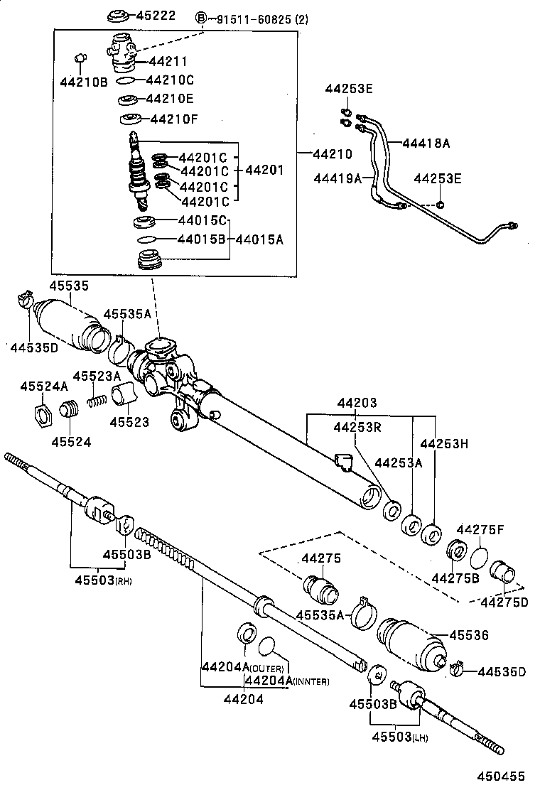  REGIUS TOURING HIACE |  FRONT STEERING GEAR LINK
