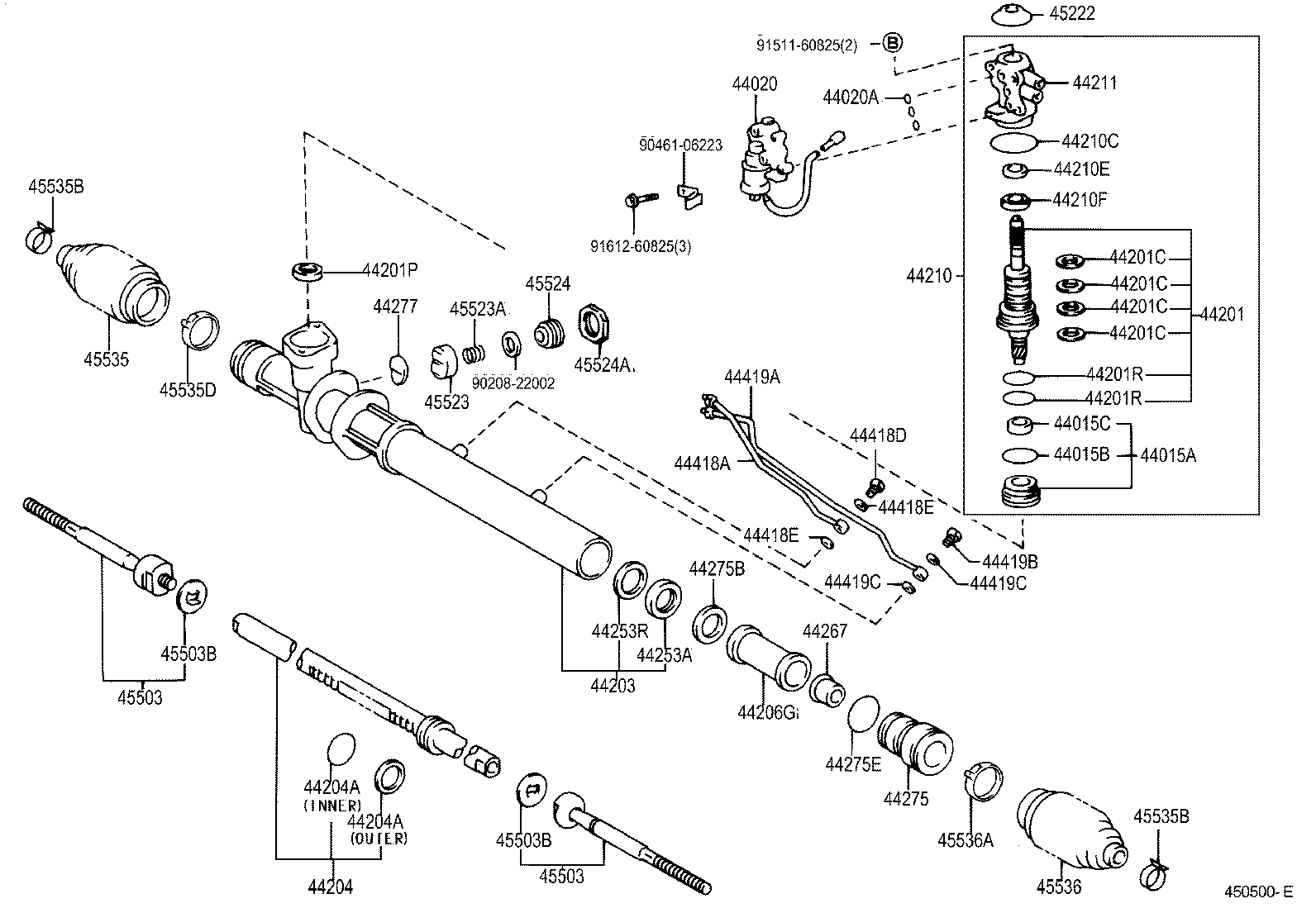  CROWN CROWN MAJESTA |  FRONT STEERING GEAR LINK