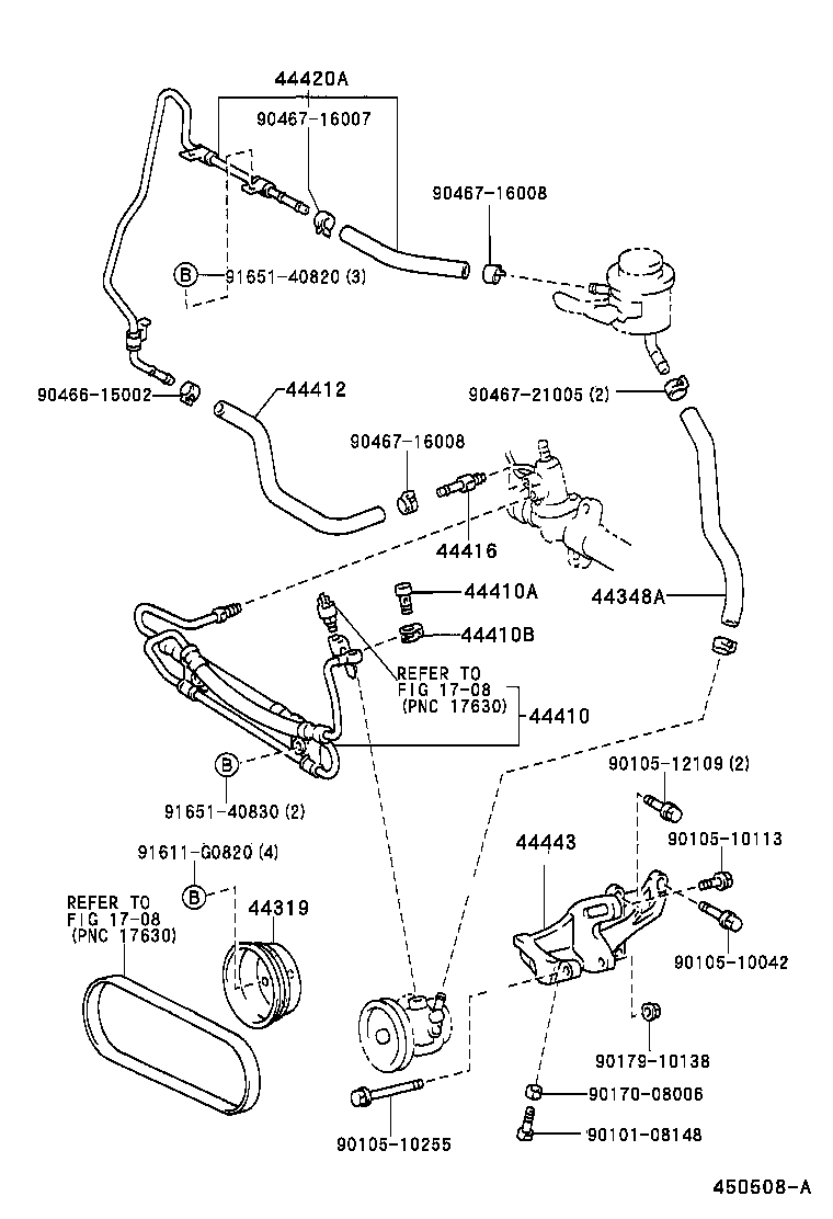 REGIUS TOURING HIACE |  POWER STEERING TUBE