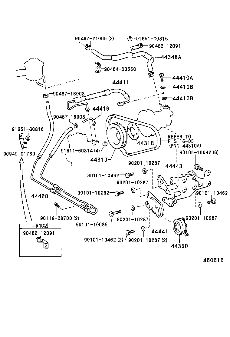 LAND CRUISER S T H T |  POWER STEERING TUBE