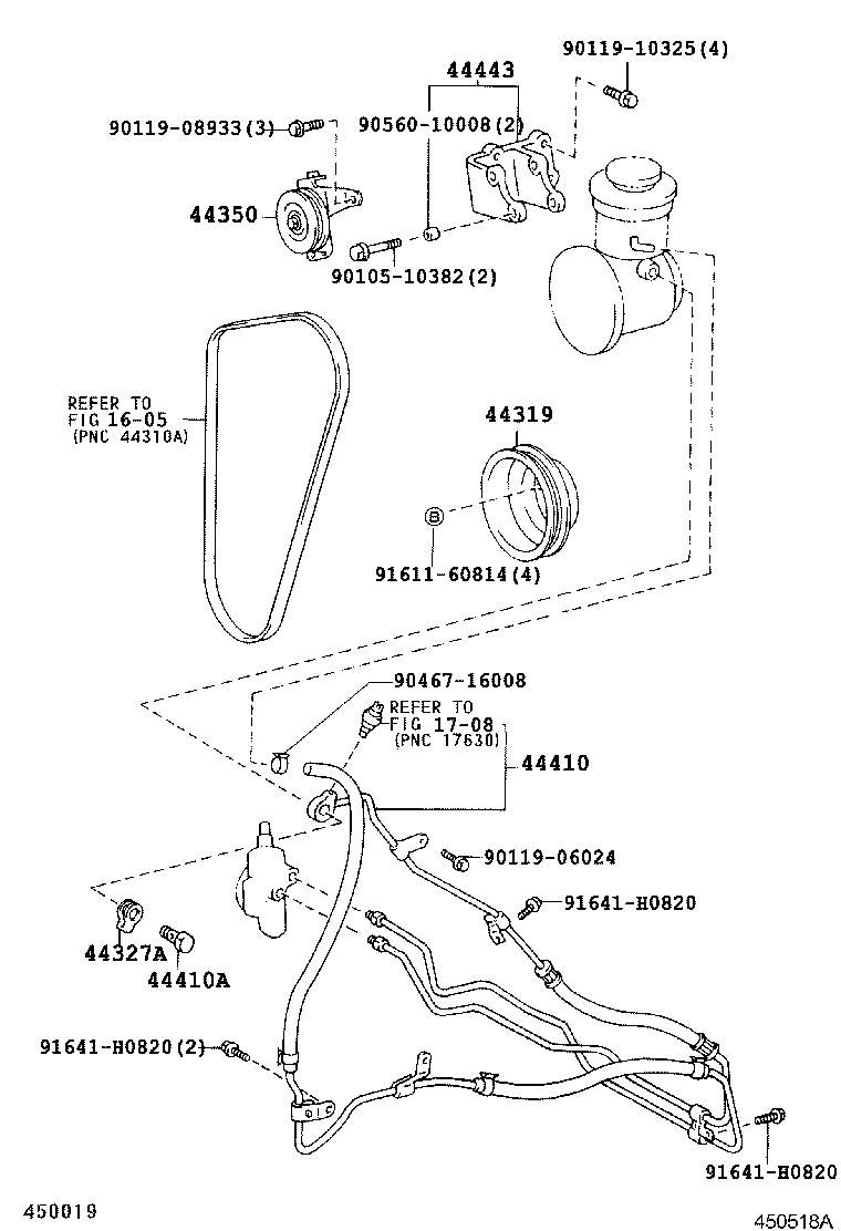  LAND CRUISER PRADO |  POWER STEERING TUBE