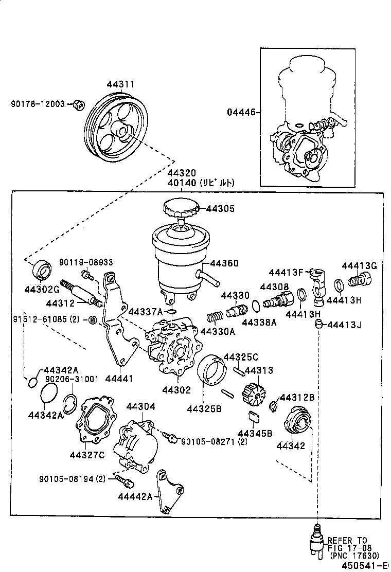  SPRINTER |  VANE PUMP RESERVOIR POWER STEERING