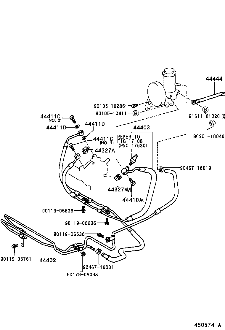  SUPRA |  POWER STEERING TUBE