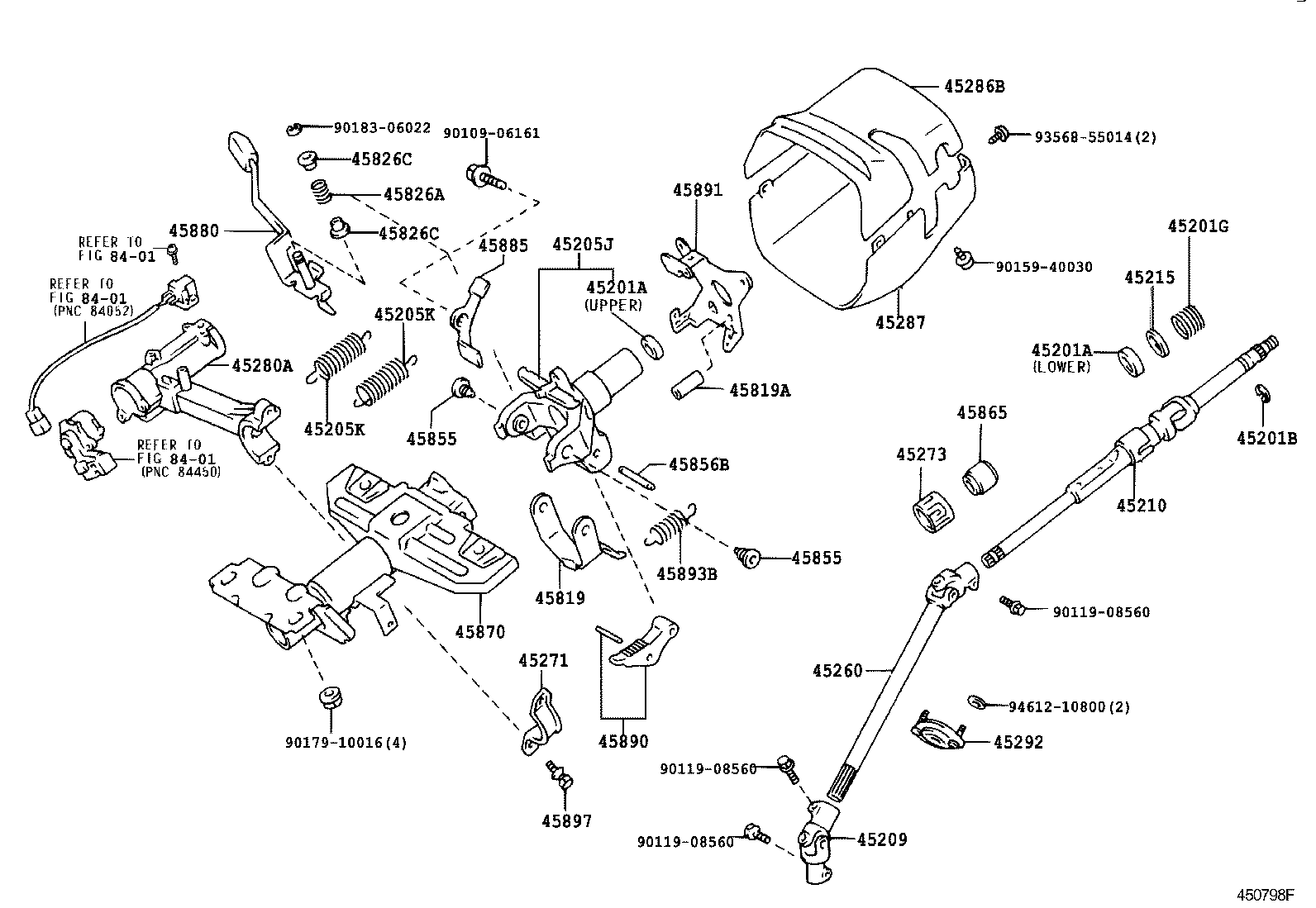  GRANVIA GRAND HIACE |  STEERING COLUMN SHAFT