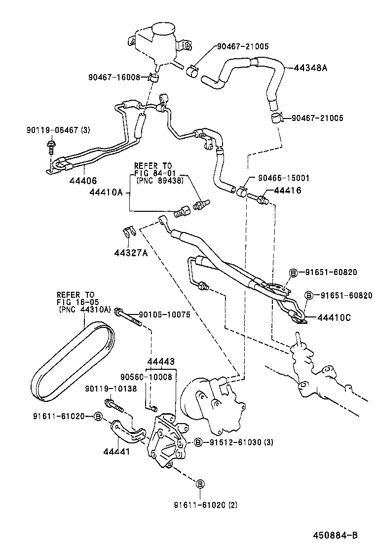  CALDINA |  POWER STEERING TUBE
