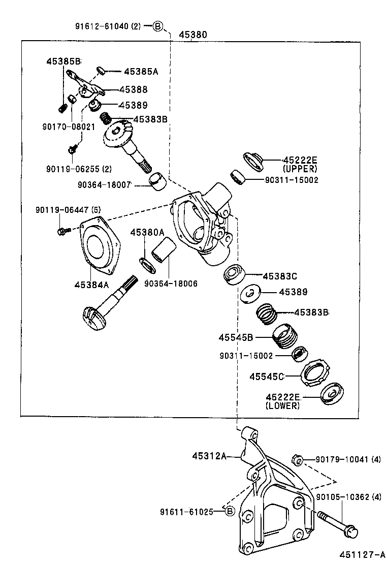  DYNA 200 TOYOACE G25 |  STEERING COLUMN SHAFT