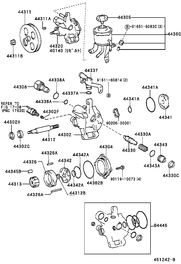  CROWN |  VANE PUMP RESERVOIR POWER STEERING
