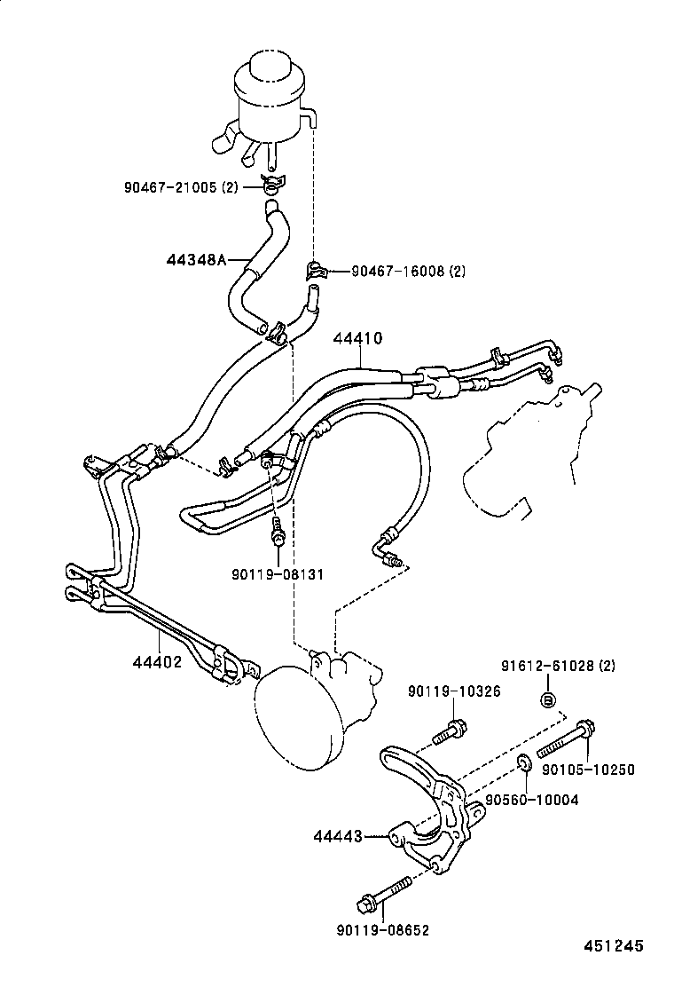  CROWN |  POWER STEERING TUBE