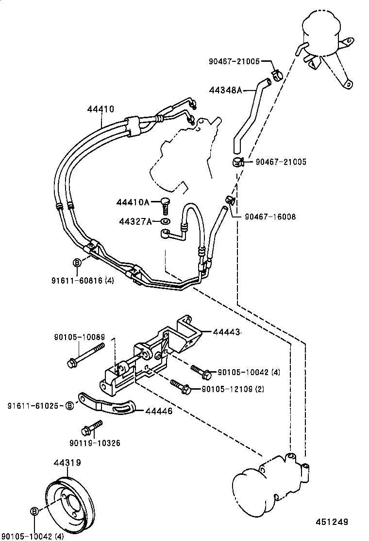  CROWN |  POWER STEERING TUBE