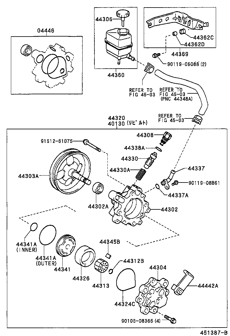  VISTA VISTA ARDEO |  VANE PUMP RESERVOIR POWER STEERING