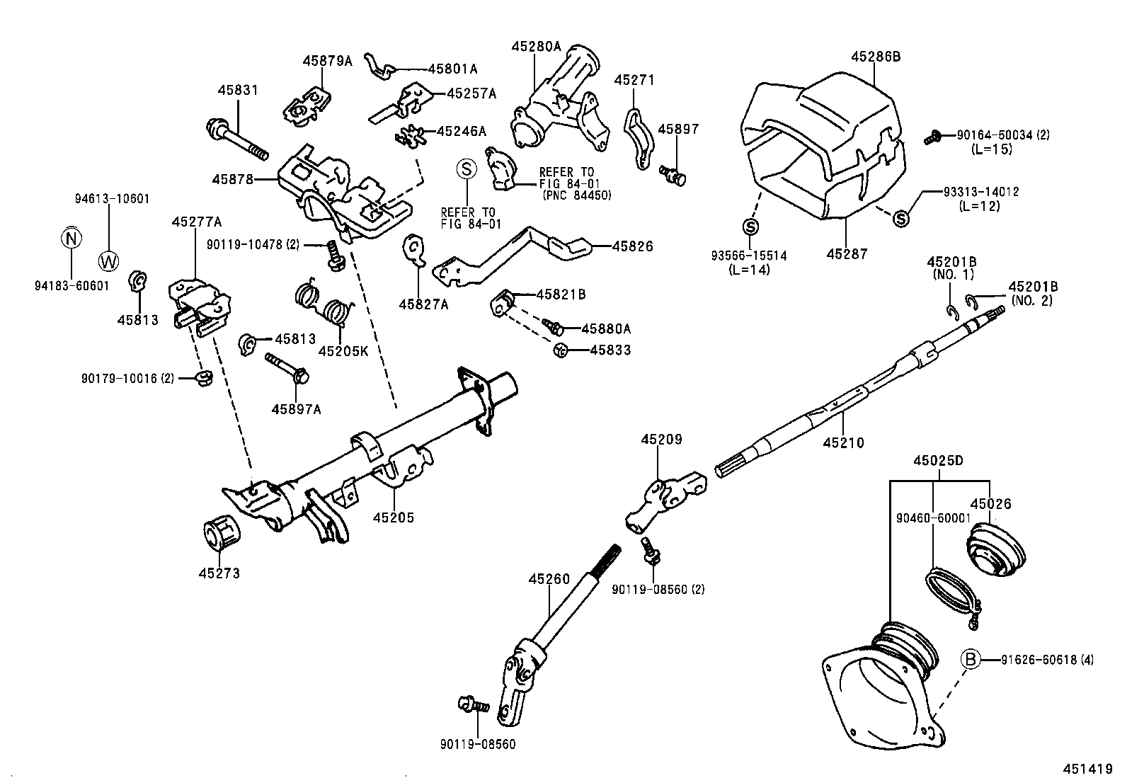  NADIA |  STEERING COLUMN SHAFT