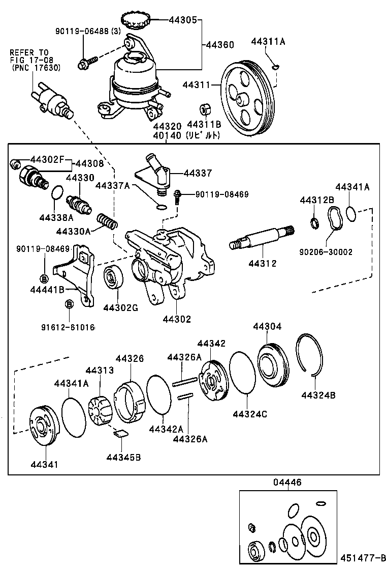  MARK 2 |  VANE PUMP RESERVOIR POWER STEERING