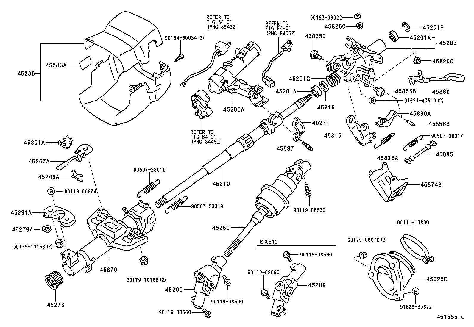  ALTEZZA ALTEZZA GITA |  STEERING COLUMN SHAFT