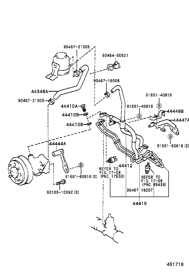  ESTIMA |  POWER STEERING TUBE