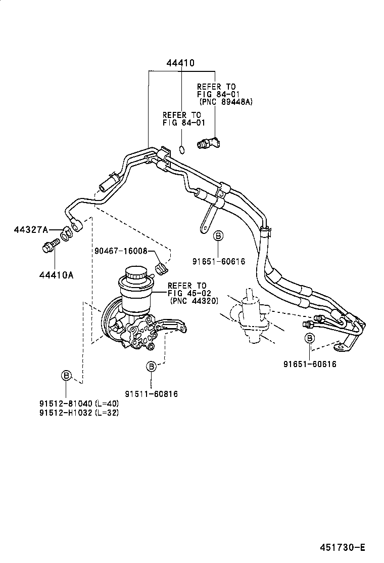  PLATZ |  POWER STEERING TUBE