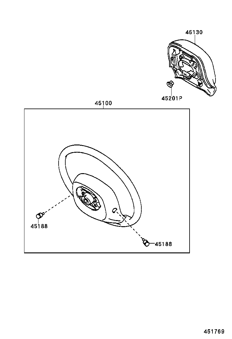  DYNA 200 TOYOACE G25 |  STEERING WHEEL