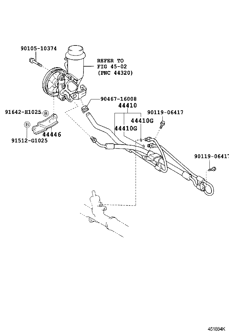  PLATZ |  POWER STEERING TUBE