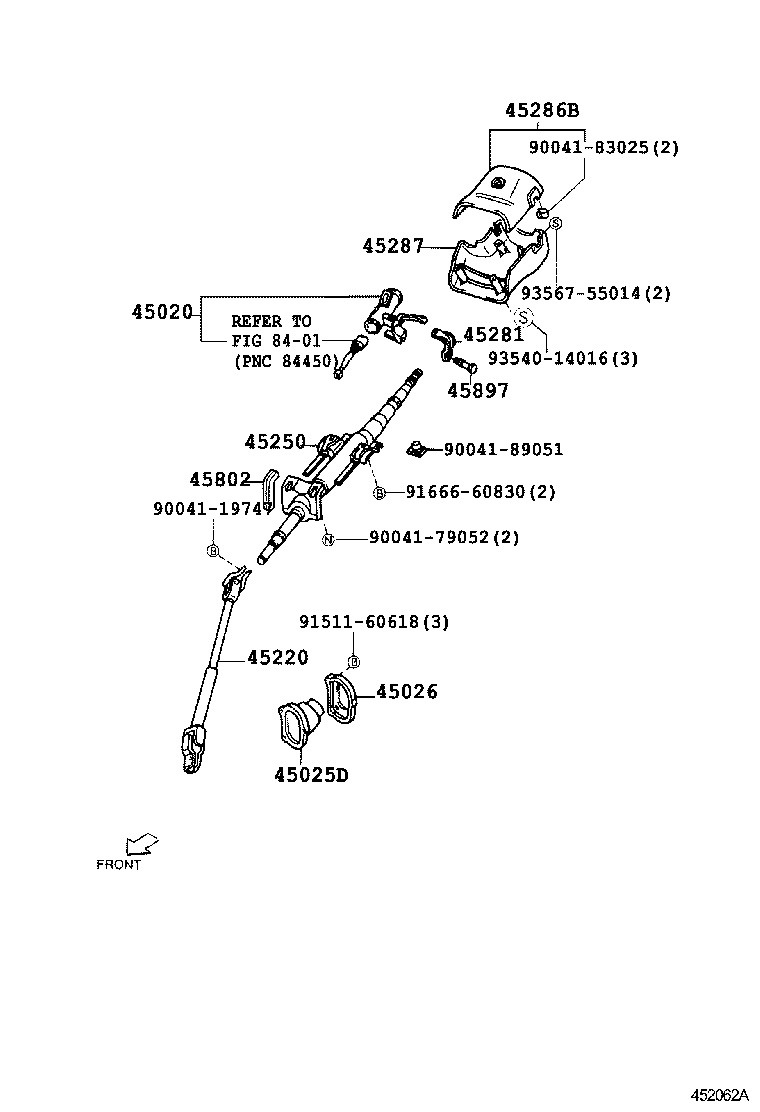  CAMI |  STEERING COLUMN SHAFT
