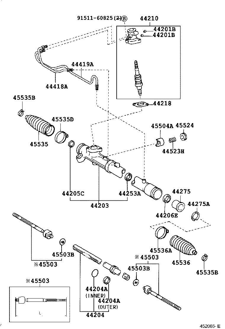  VITZ |  FRONT STEERING GEAR LINK