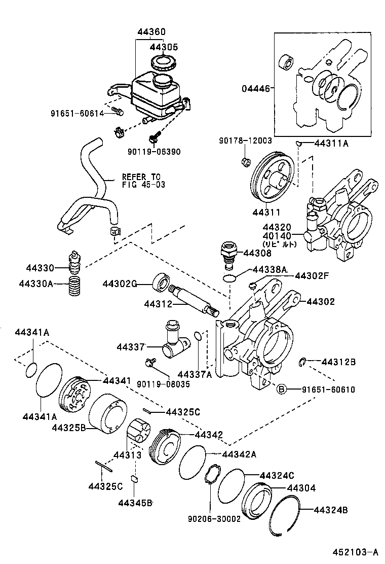  SPRINTER |  VANE PUMP RESERVOIR POWER STEERING