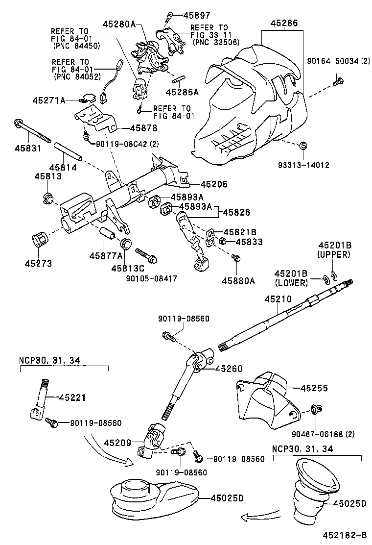  BB OPEN DECK |  STEERING COLUMN SHAFT