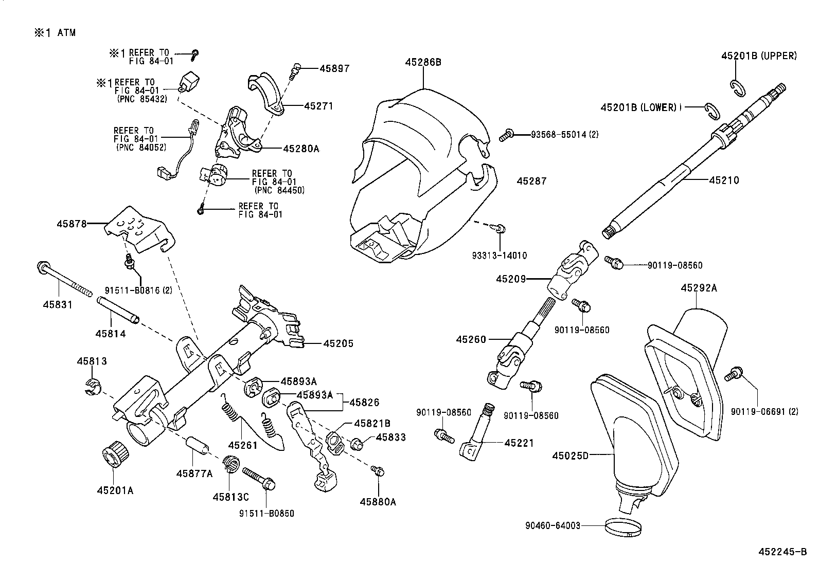  RAV4 J L |  STEERING COLUMN SHAFT