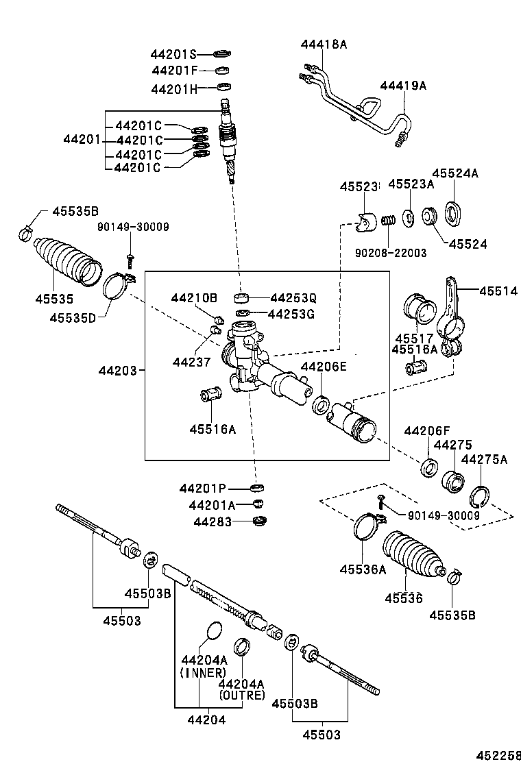  RAV4 J L |  FRONT STEERING GEAR LINK