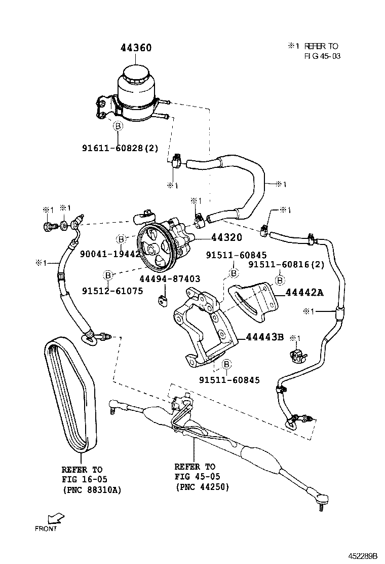  CAMI |  VANE PUMP RESERVOIR POWER STEERING