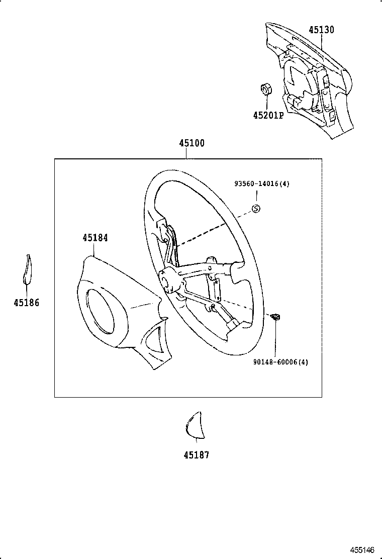 ESTIMA EMINA LUCIDA |  STEERING WHEEL