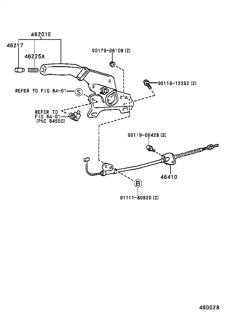  MARK 2 |  PARKING BRAKE CABLE