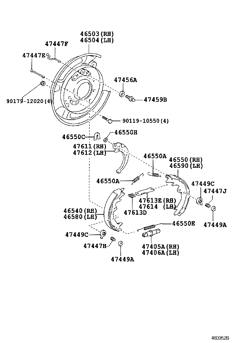  REGIUS TOURING HIACE |  PARKING BRAKE CABLE