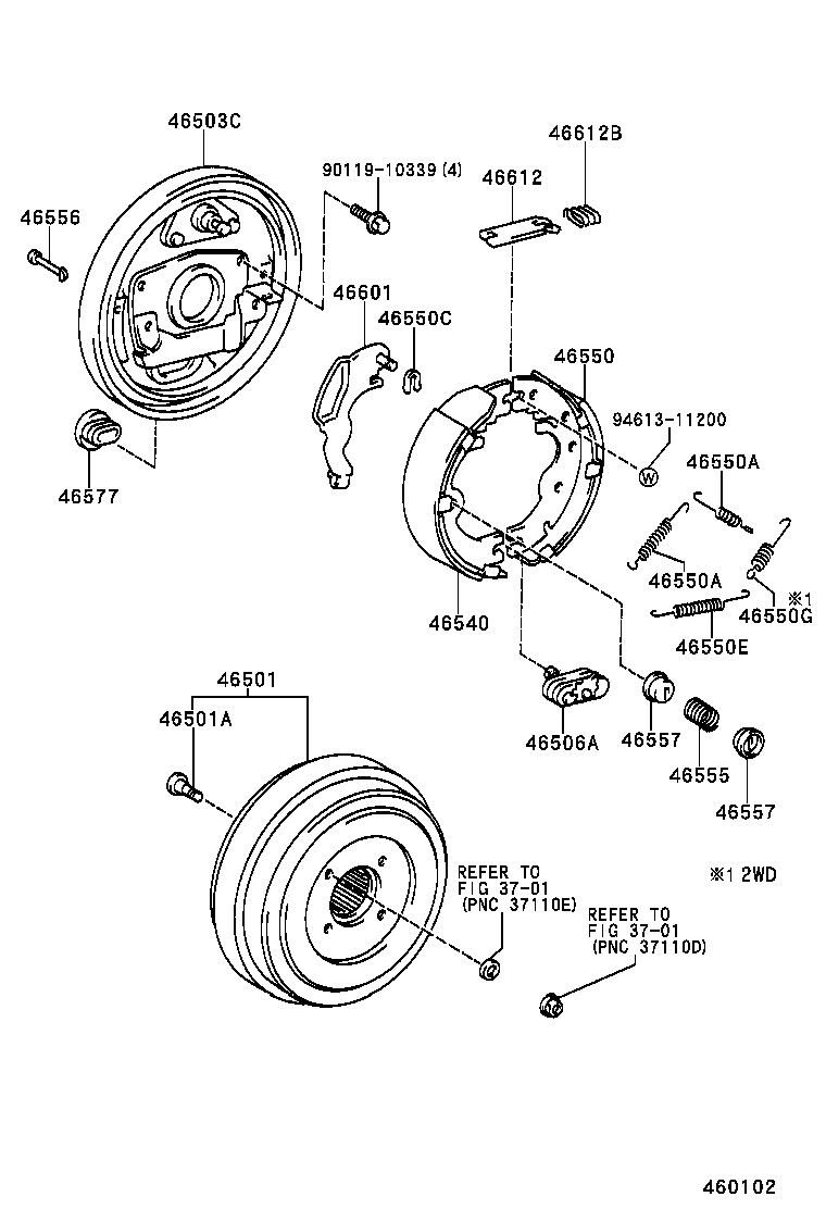  DYNA 200 TOYOACE G25 |  PARKING BRAKE CABLE
