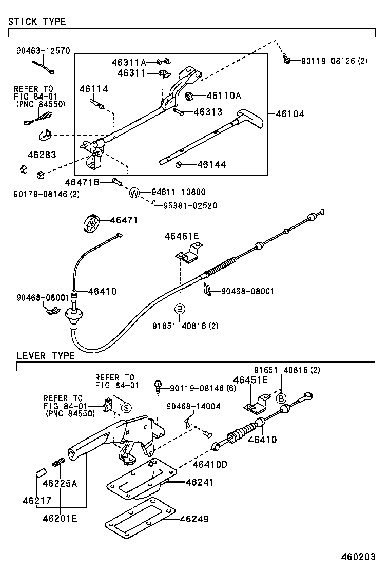  CROWN |  PARKING BRAKE CABLE