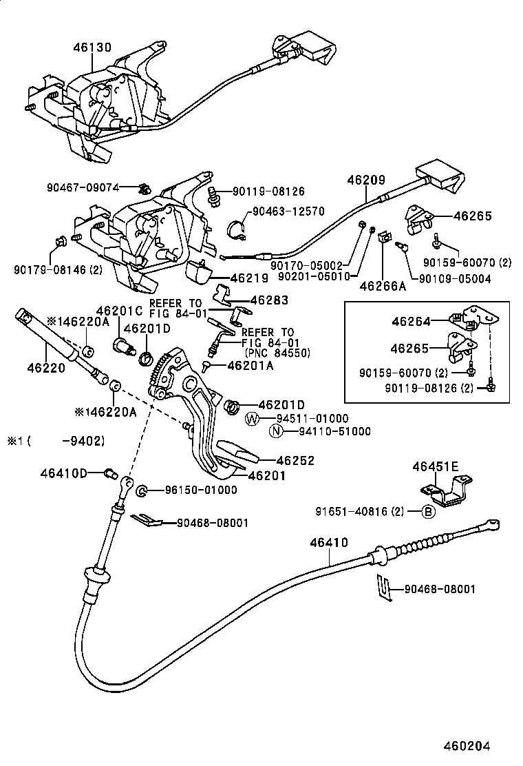  CROWN |  PARKING BRAKE CABLE